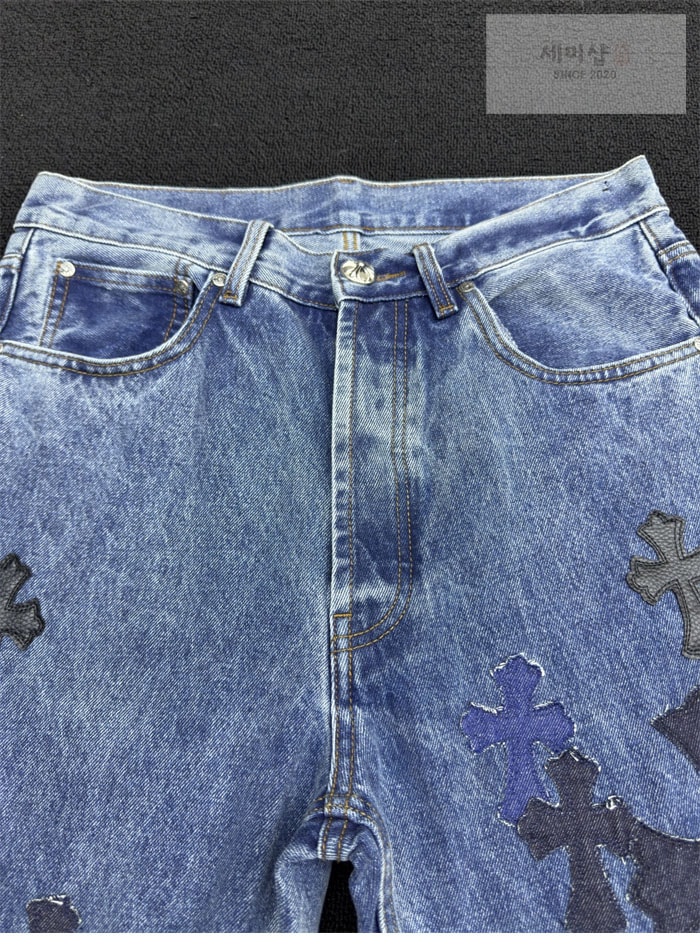 Chrome Hearts 크롬하츠 멀티 크로스 데님 팬츠 의류 9번 이미지