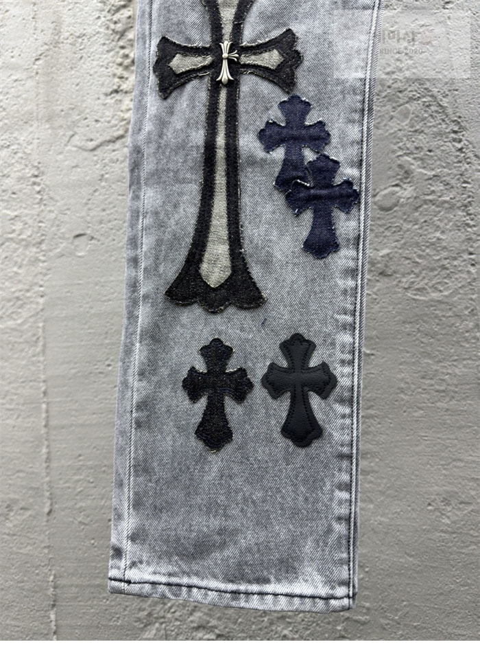 Chrome Hearts 크롬하츠 멀티 크로스 데님 팬츠 의류 7번 이미지