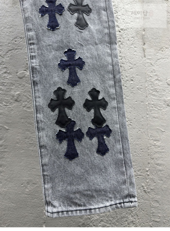 Chrome Hearts 크롬하츠 멀티 크로스 데님 팬츠 의류 8번 이미지