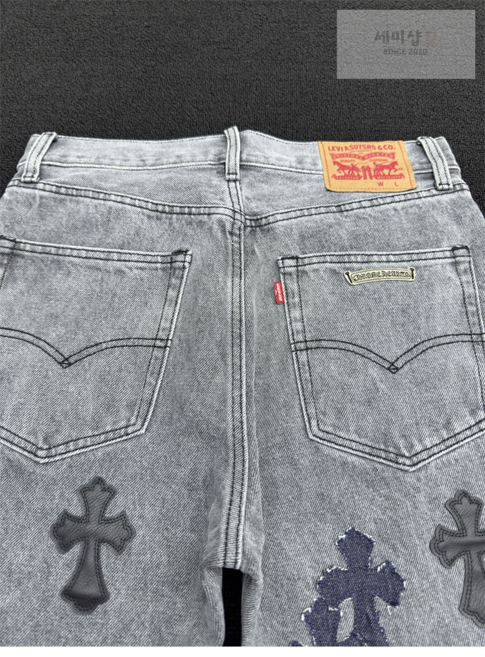 Chrome Hearts 크롬하츠 멀티 크로스 데님 팬츠 의류 12번 이미지