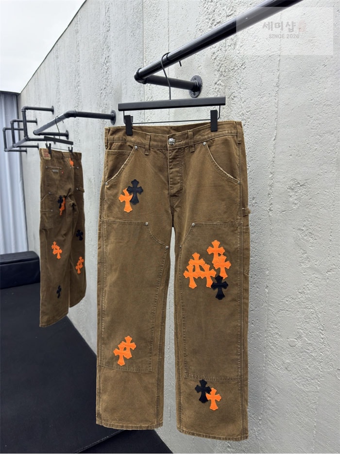 Chrome Hearts 크롬하츠 멀티 크로스 카펜터 데님 팬츠 의류 2번 이미지