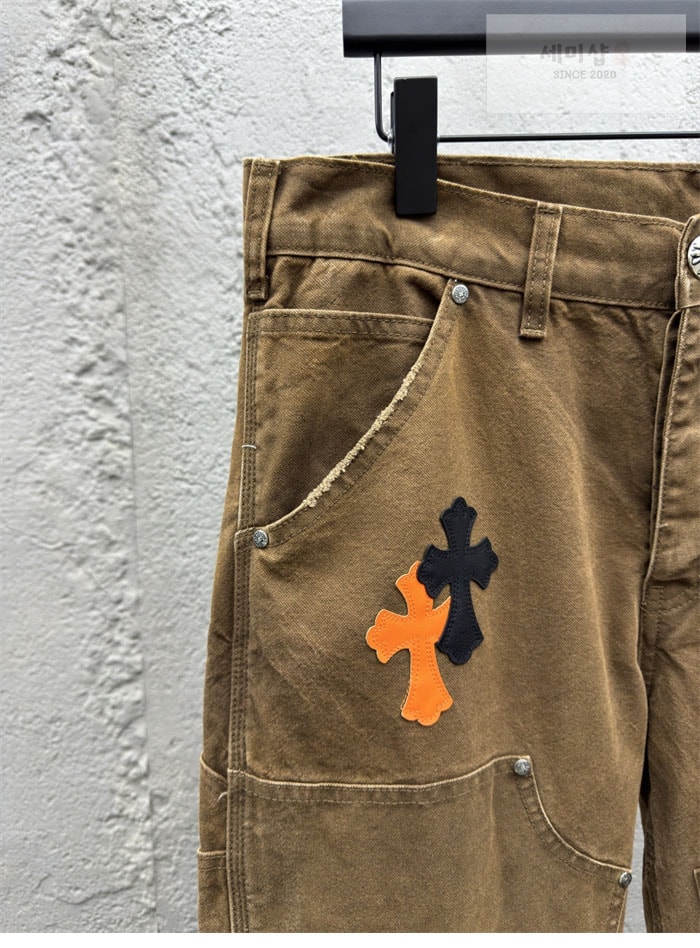 Chrome Hearts 크롬하츠 멀티 크로스 카펜터 데님 팬츠 의류 5번 이미지