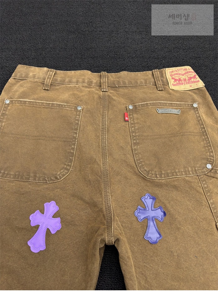 Chrome Hearts 크롬하츠 멀티 크로스 카펜터 데님 팬츠 의류 3번 이미지