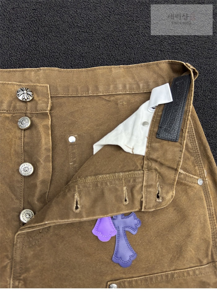 Chrome Hearts 크롬하츠 멀티 크로스 카펜터 데님 팬츠 의류 5번 이미지