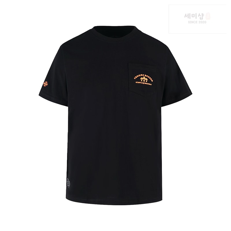 Chrome Hearts 크롬하츠 오렌지 세메터리 크로스 반팔 티셔츠 의류 10번 이미지