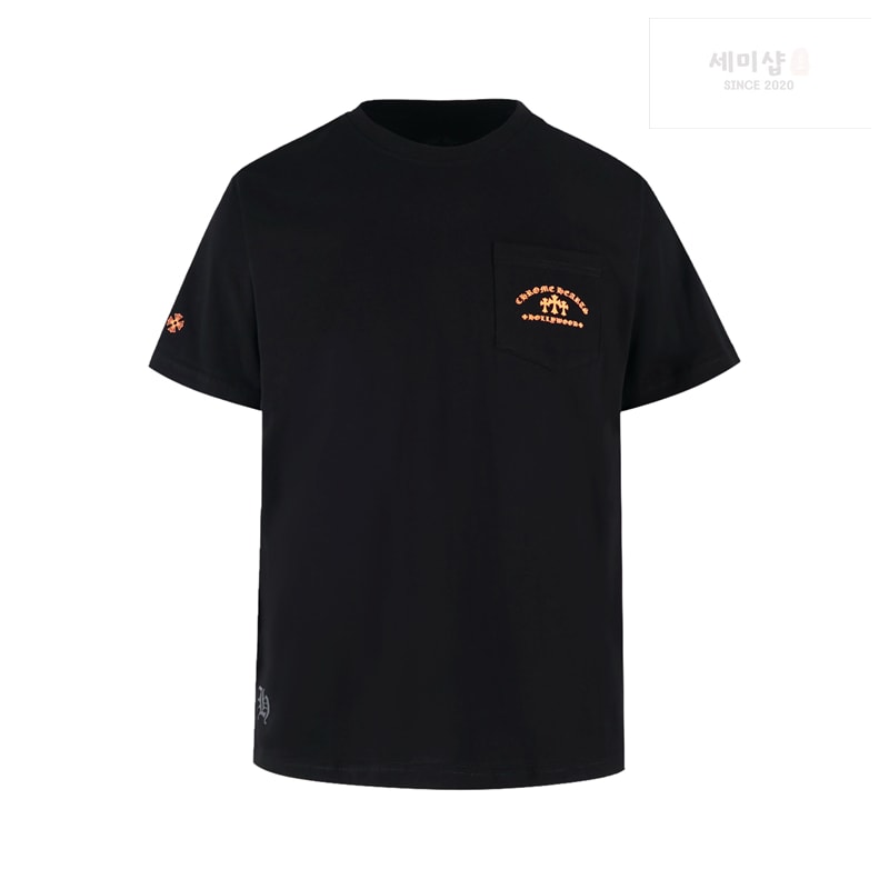 Chrome Hearts 크롬하츠 오렌지 세메터리 크로스 반팔 티셔츠 의류 11번 이미지