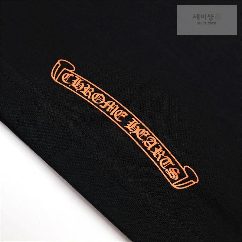 Chrome Hearts 크롬하츠 오렌지 세메터리 크로스 반팔 티셔츠 의류 7번 이미지