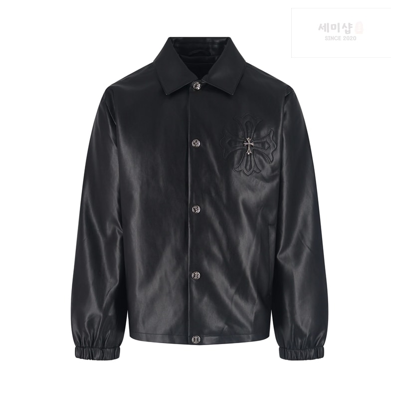 Chrome Hearts 크롬하츠 크로스 레더 자켓 의류 3번 이미지