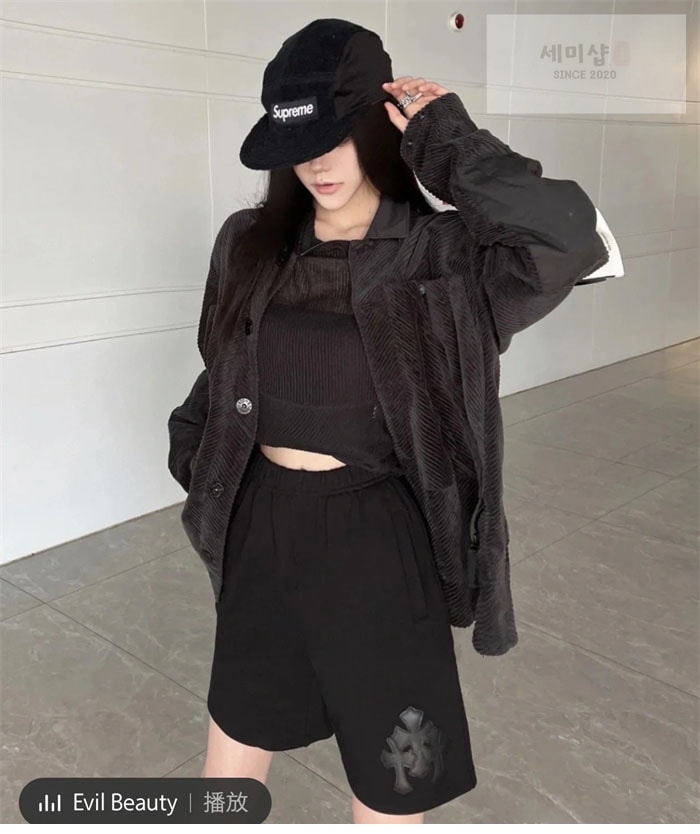 Chrome Hearts 크롬하츠 트리플 크로스 패치 숏 팬츠 의류 1번 이미지