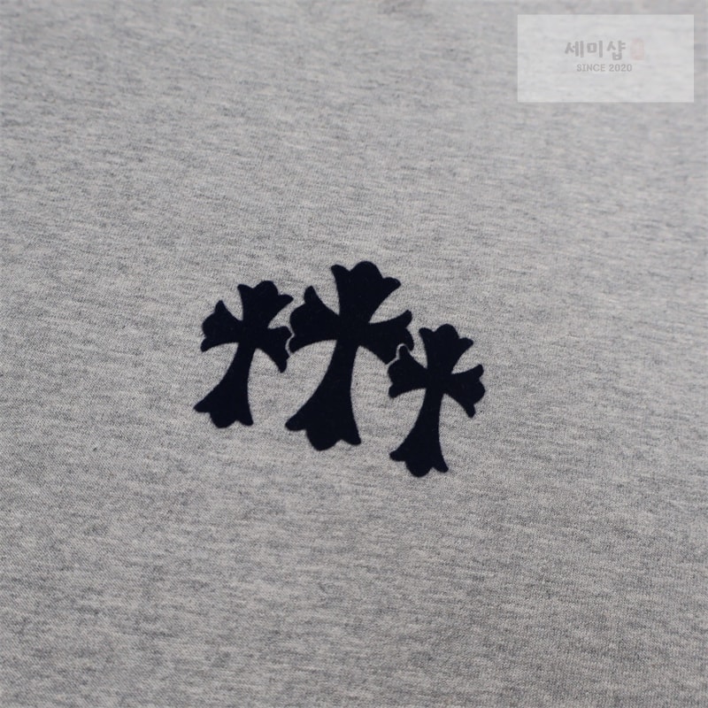 Chrome Hearts 크롬하츠 트리플 크로스 헐리우드 롱슬리브 티셔츠 그레이 의류 6번 이미지