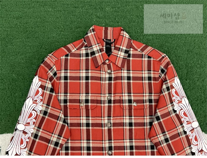 Chrome Hearts 크롬하츠 플로랄 크로스 로고 셔츠 2컬러 의류 10번 이미지