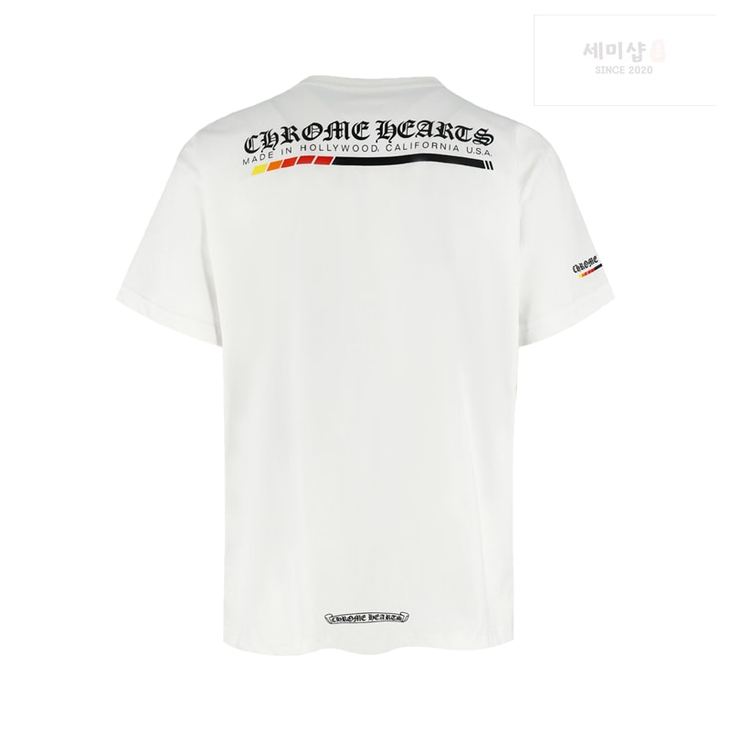 Chrome Hearts 크롬하츠 헐리우드 그라데이션 로고 반팔 티셔츠 블랙 의류 20번 이미지