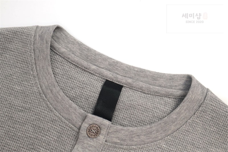 Chrome Hearts 크롬하츠 헨리넥 와플 버튼 니트 블랙 의류 5번 이미지