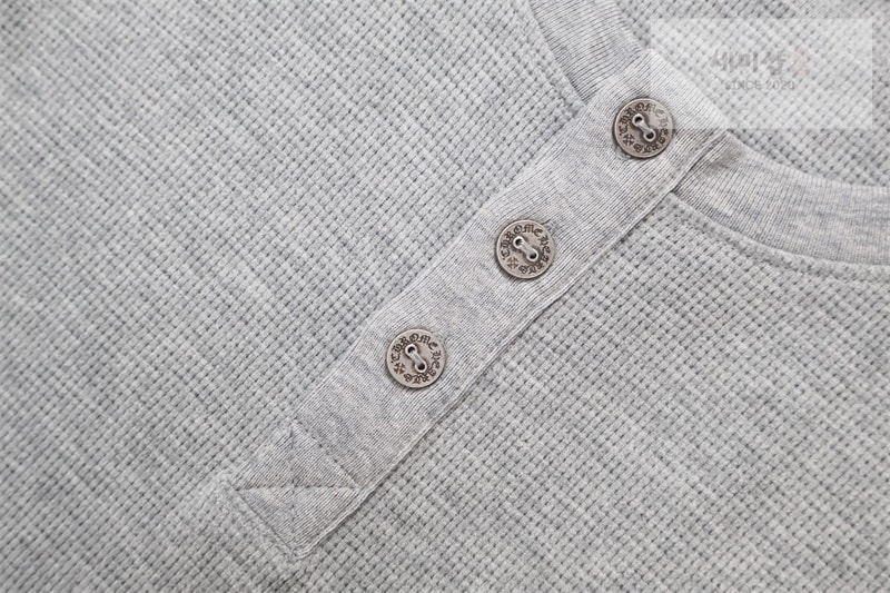 Chrome Hearts 크롬하츠 헨리넥 와플 버튼 니트 블랙 의류 7번 이미지