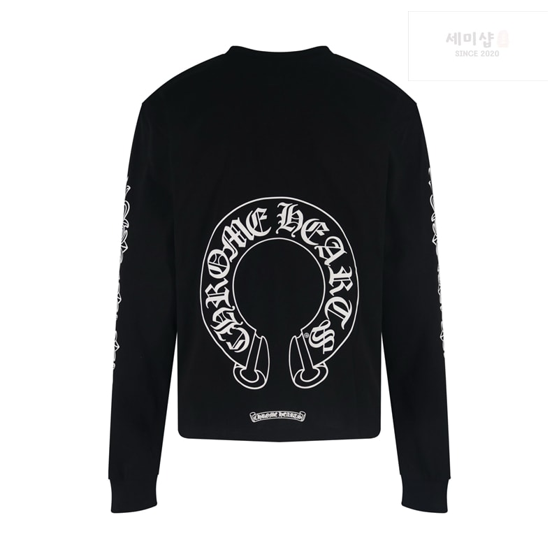 Chrome Hearts 크롬하츠 홀스슈 로고 포켓 롱슬리브 티셔츠 의류 4번 이미지