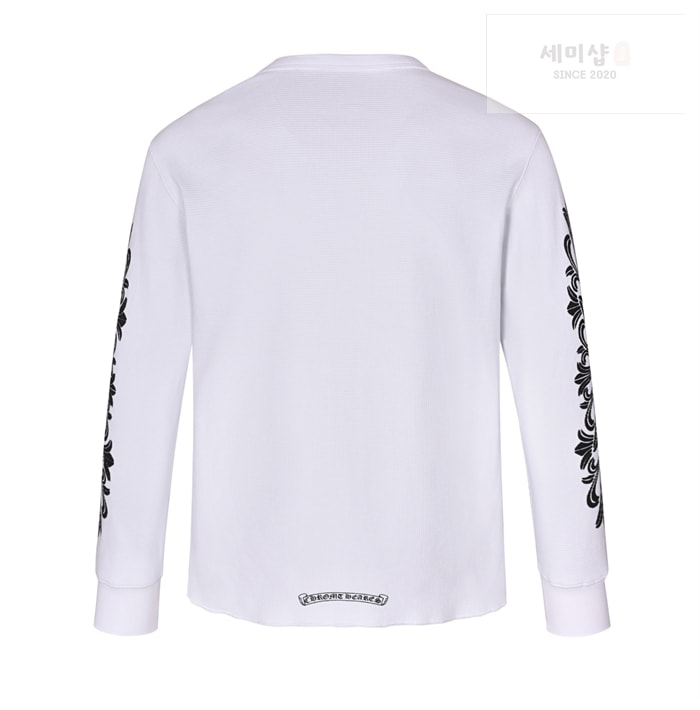Chrome Hearts 크롬하츠 홀스슈 플로럴 슬리브 와플 써멀 티셔츠 그레이 의류 25번 이미지