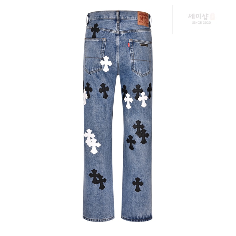 Chrome Hearts 크롬하츠 x 리바이스 멀티 크로스 데님 팬츠 의류 4번 이미지