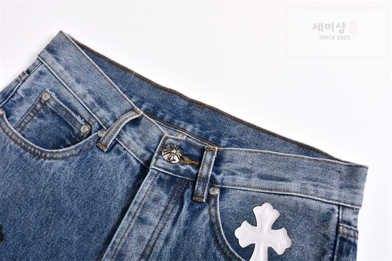 Chrome Hearts 크롬하츠 x 리바이스 멀티 크로스 데님 팬츠 의류 5번 이미지