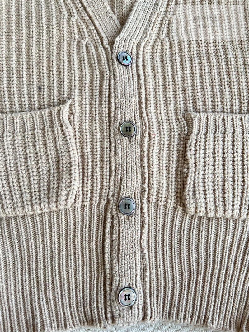 Thom Browne 톰브라운 가먼트 다이드 사선완장 케이블 가디건 네이비 의류 19번 이미지