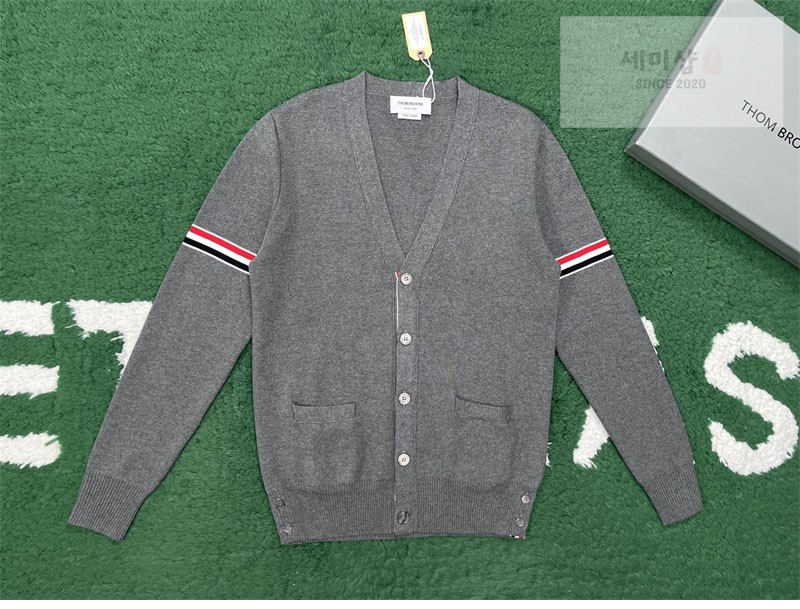 Thom Browne 톰브라운 밀라노 스티치 암밴드 가디건 네이비 의류 5번 이미지