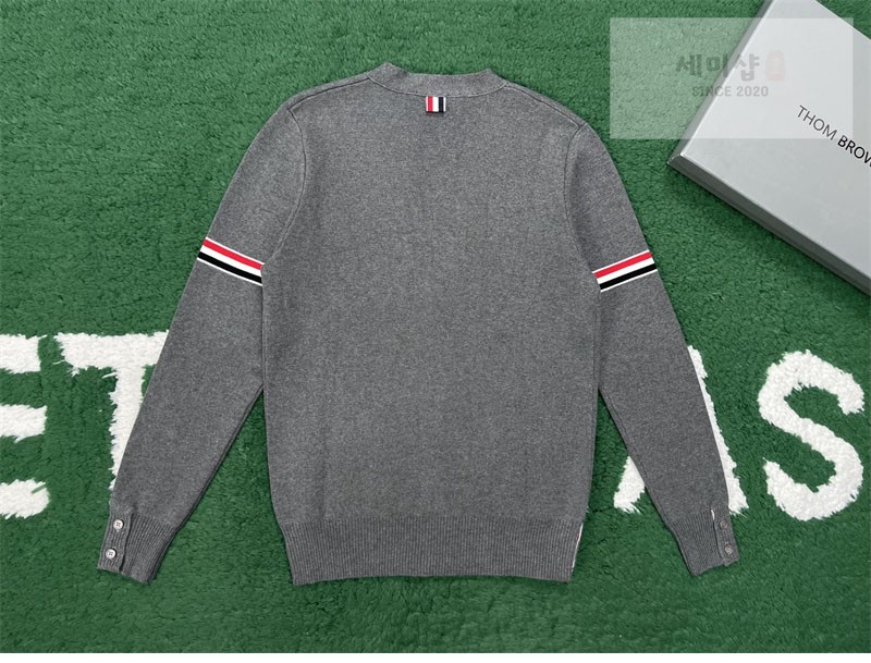 Thom Browne 톰브라운 밀라노 스티치 암밴드 가디건 네이비 의류 6번 이미지