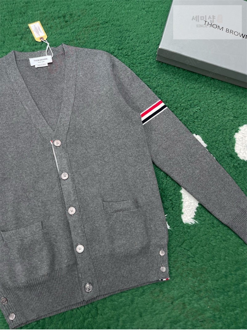 Thom Browne 톰브라운 밀라노 스티치 암밴드 가디건 네이비 의류 7번 이미지