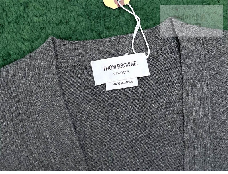 Thom Browne 톰브라운 밀라노 스티치 암밴드 가디건 네이비 의류 13번 이미지