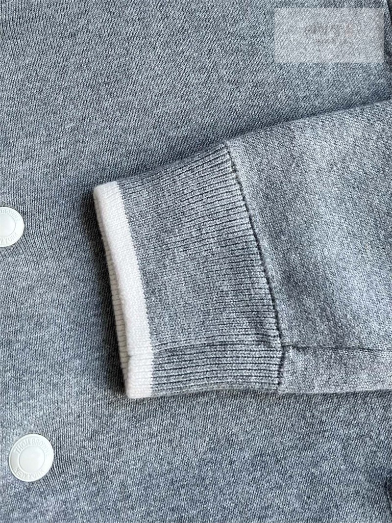 Thom Browne 톰브라운 사선완장 럭비 스트라이프 밀라노 가디건 네이비 의류 20번 이미지