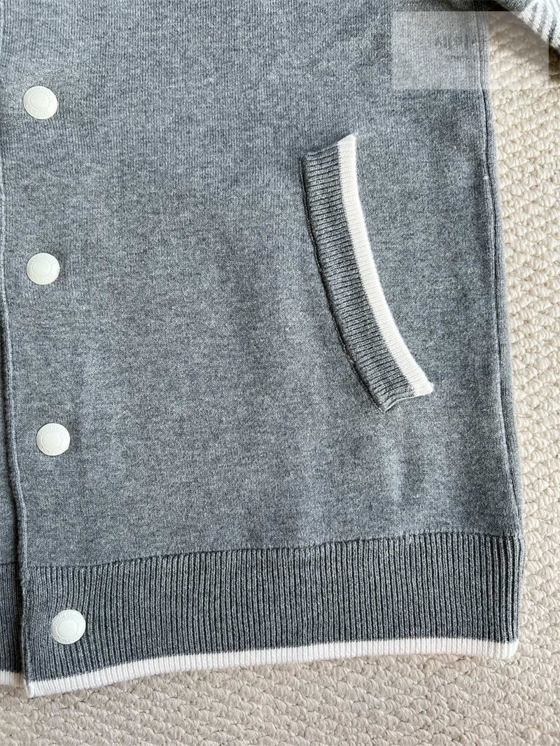 Thom Browne 톰브라운 사선완장 럭비 스트라이프 밀라노 가디건 네이비 의류 21번 이미지