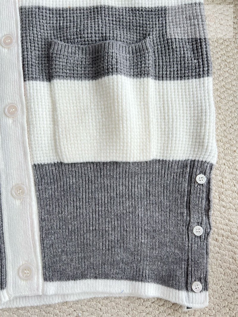 Thom Browne 톰브라운 사선완장 럭비 스트라이프 밀라노 스티치 가디건 의류 19번 이미지