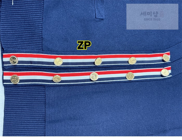 Thom Browne 톰브라운 사선완장 밀라노 스티치 코튼 크레이프 가디건 레플리카 22번 이미지 - 의류 | 세미샵 레플리카 사이트