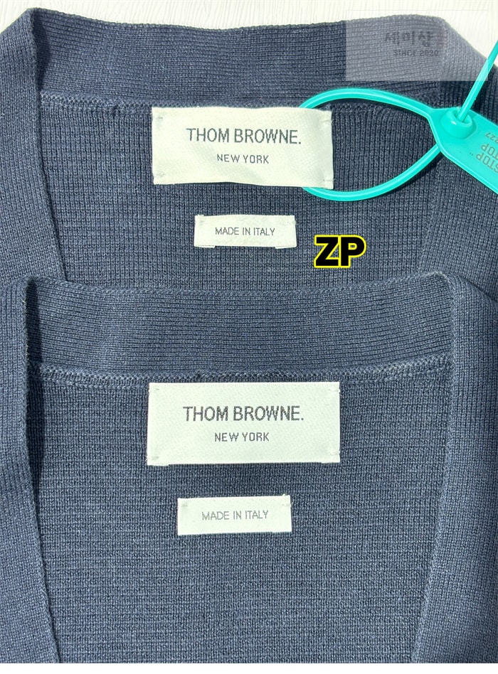 Thom Browne 톰브라운 사선완장 밀라노 스티치 코튼 크레이프 가디건 레플리카 25번 이미지 - 의류 | 세미샵 레플리카 사이트