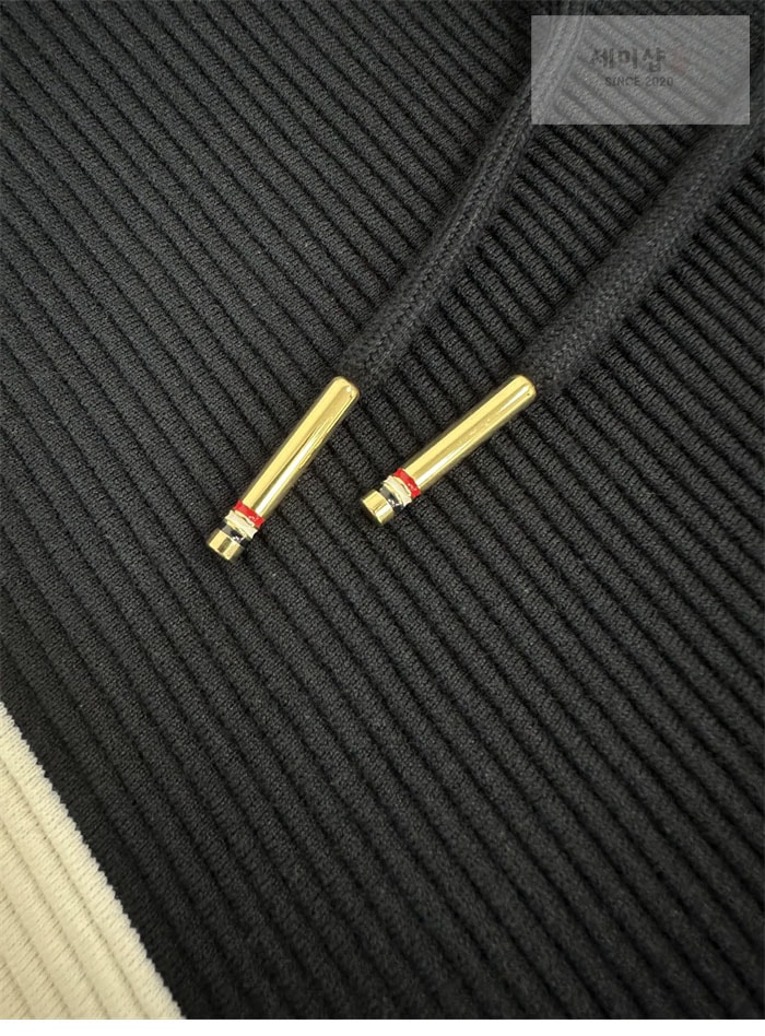 Thom Browne 톰브라운 사선완장 와플 반팔 폴로 셔츠&스웨트 반바지 네이비 의류 14번 이미지