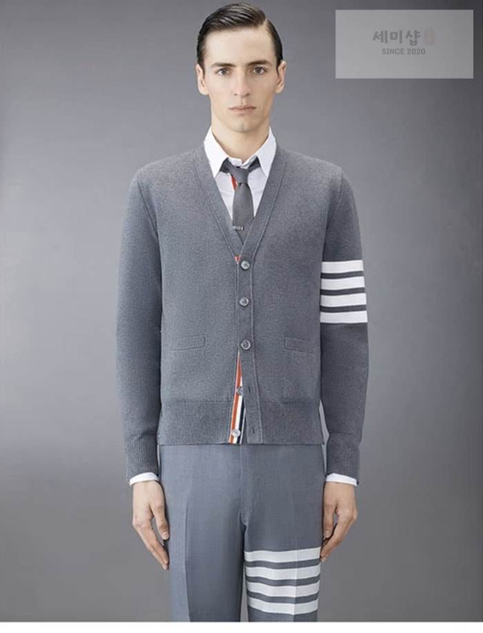 Thom Browne 톰브라운 사선완장 코튼 클래식 가디건 의류 22번 이미지