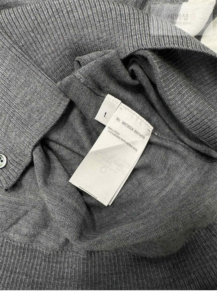 Thom Browne 톰브라운 사선완장 클래식 울 니트 스웨터 의류 9번 이미지