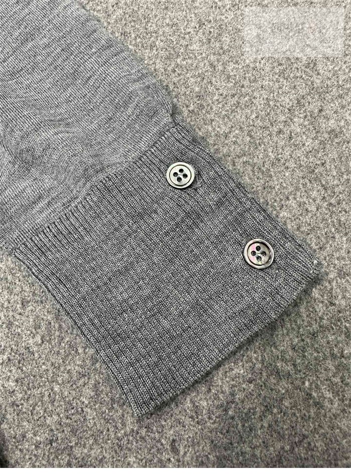 Thom Browne 톰브라운 사선완장 클래식 울 니트 스웨터 의류 12번 이미지