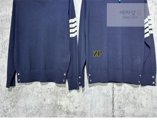 Thom Browne 톰브라운 사선완장 4-Bar 니트 스웨터 의류 9번 이미지