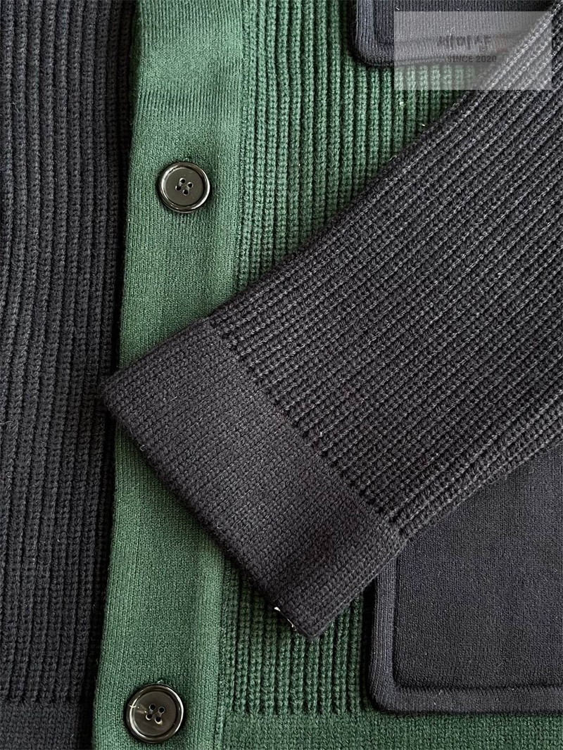 Thom Browne 톰브라운 사선완장 4-Bar 보일 울 워크맨 자켓 그린 의류 28번 이미지
