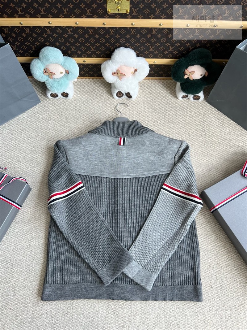 Thom Browne 톰브라운 사선완장 4-Bar 보일 울 워크맨 자켓 그린 의류 35번 이미지