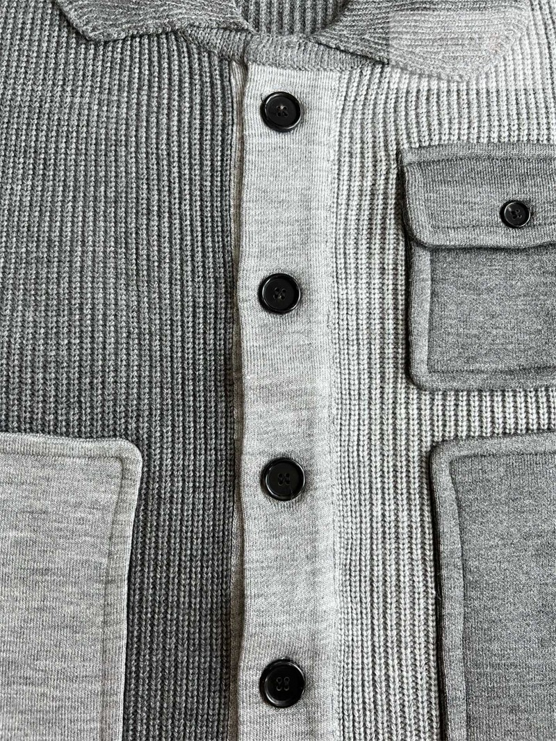 Thom Browne 톰브라운 사선완장 4-Bar 보일 울 워크맨 자켓 그린 의류 37번 이미지
