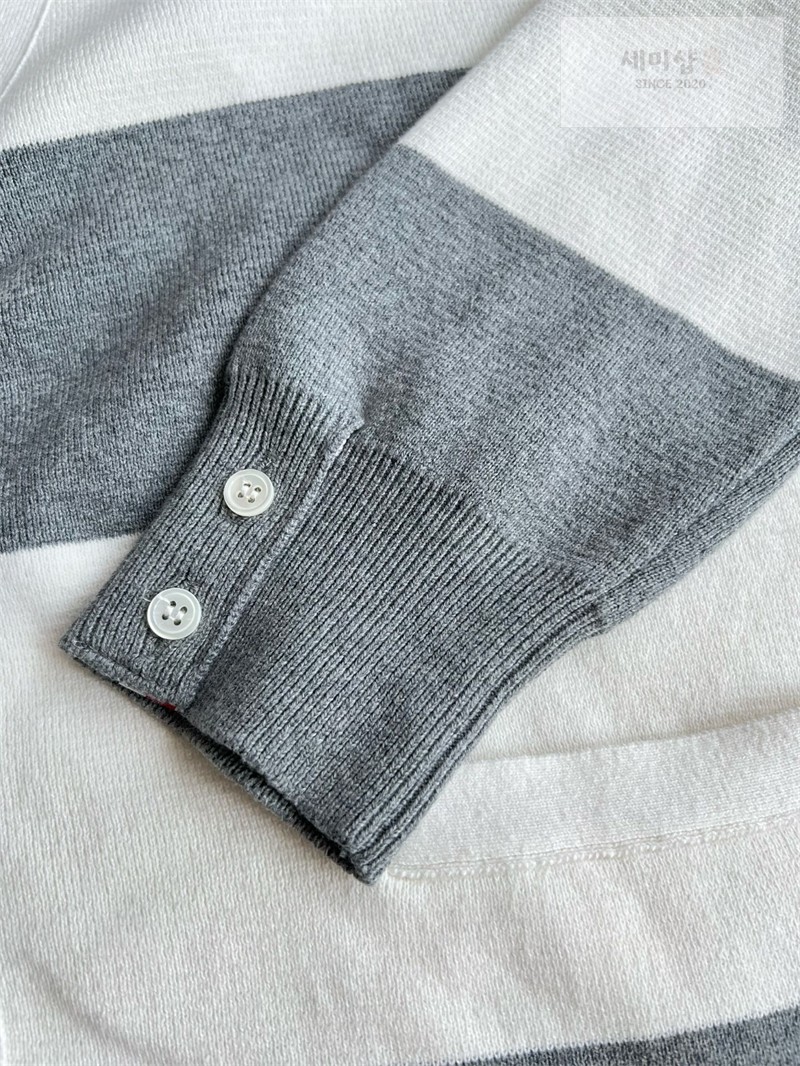 Thom Browne 톰브라운 사선완장 4-Bar 앵커 자카드 봄버 자켓 네이비 의류 28번 이미지