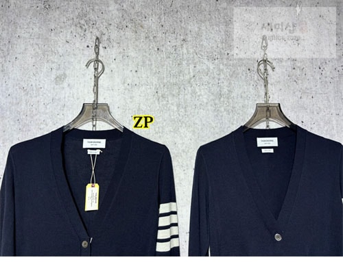 Thom Browne 톰브라운 사선완장 4-Bar 여성용 울 가디건 의류 3번 이미지
