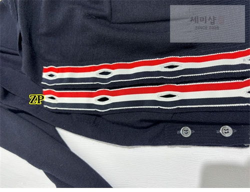 Thom Browne 톰브라운 사선완장 4-Bar 여성용 울 가디건 의류 14번 이미지