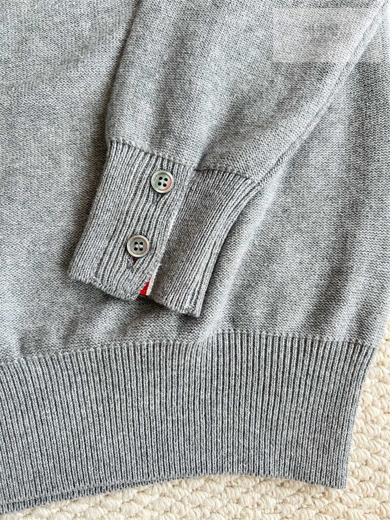 Thom Browne 톰브라운 사선완장 4-Bar 코튼 헥터 풀오버 네이비 의류 39번 이미지