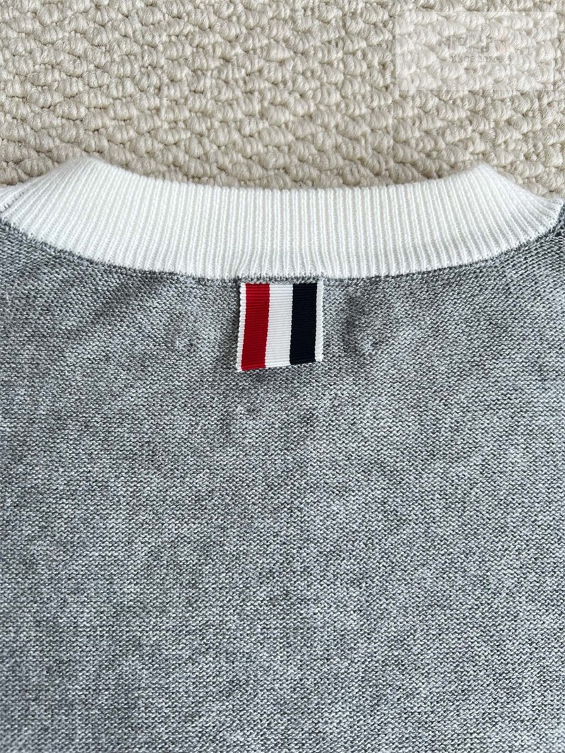 Thom Browne 톰브라운 사선완장 4-Bar 코튼 헥터 풀오버 네이비 의류 41번 이미지