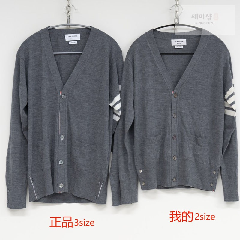 Thom Browne 톰브라운 사선완장 4-Bar 클래식 가디건 의류 1번 이미지
