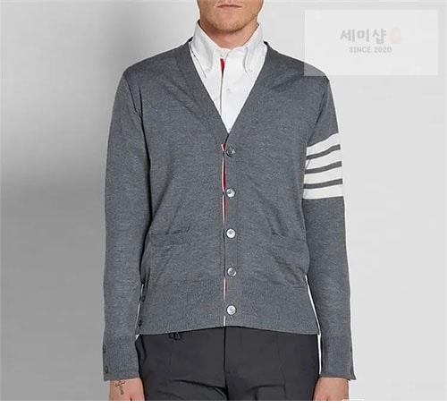 Thom Browne 톰브라운 사선완장 4-Bar 클래식 가디건 의류 19번 이미지