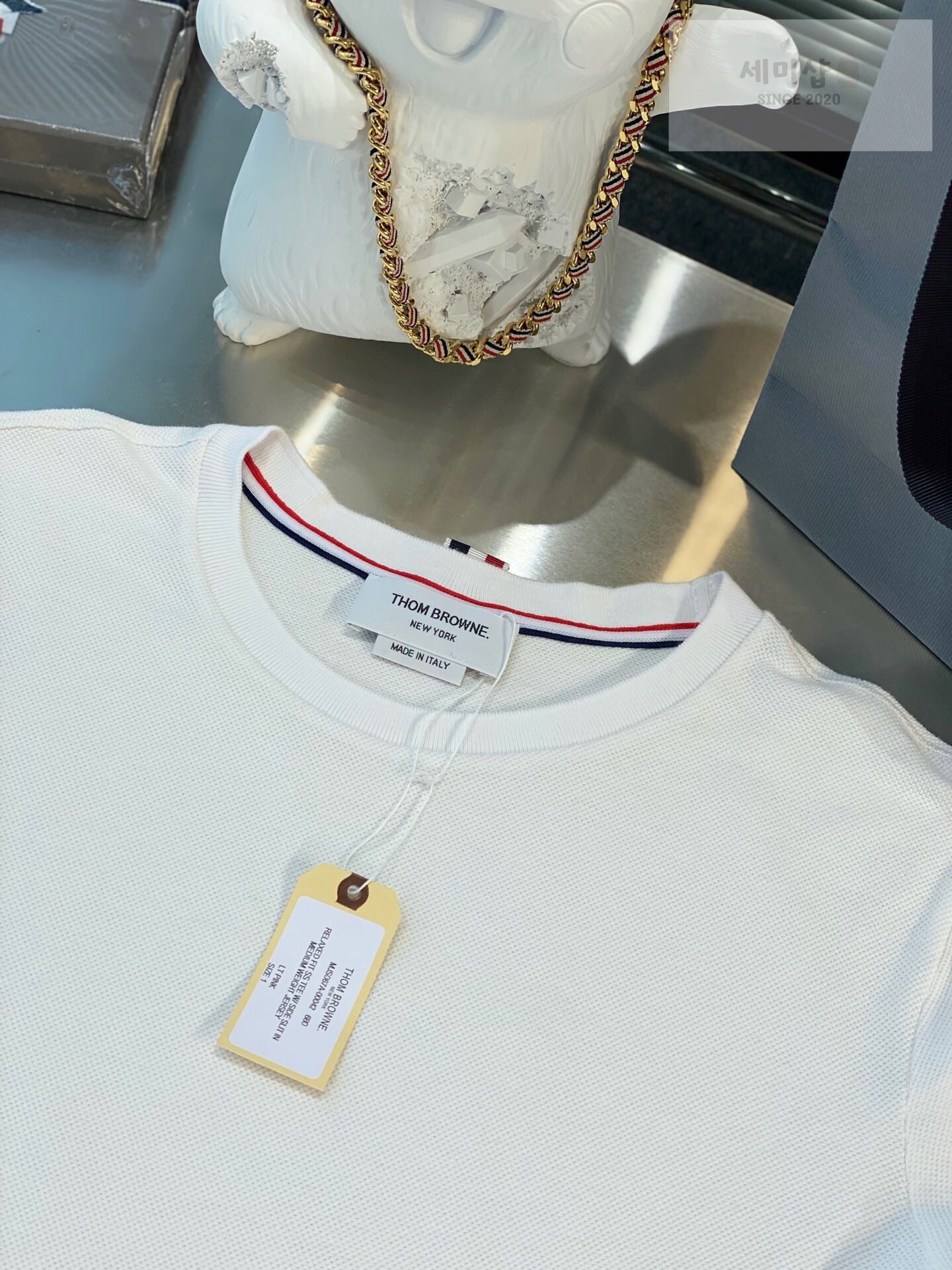 Thom Browne 톰브라운 사이드라인 반팔 티셔츠 “3COLOR” NO.1 의류 8번 이미지