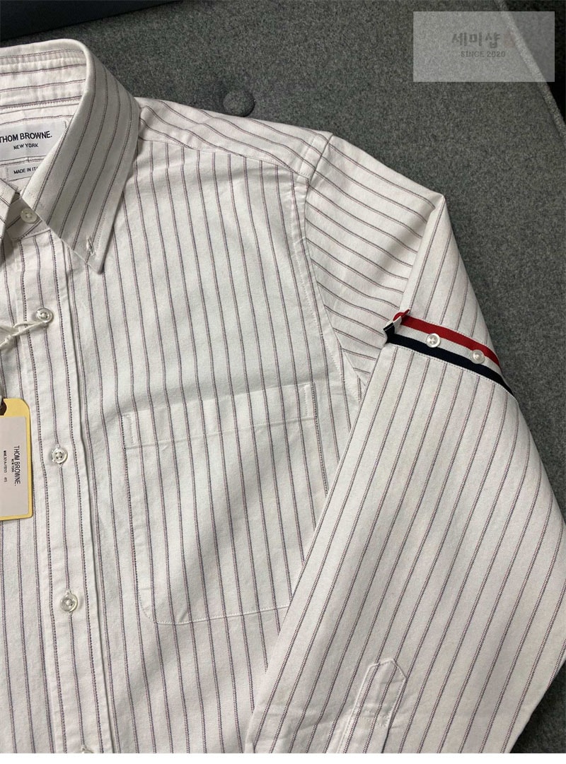 Thom Browne 톰브라운 암밴드 스트레이트 핏 옥스포드 셔츠 의류 7번 이미지