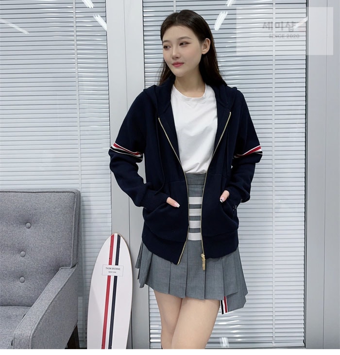 Thom Browne 톰브라운 암밴드 후드 집업 의류 3번 이미지